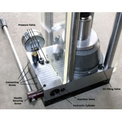 24-Ton Pellet Press with Hydraulic Pump & Safety Shield