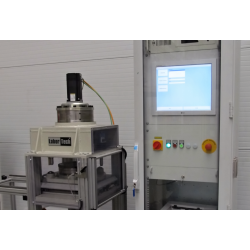 Testing PKW flywheel – Semi-automatic mounting and test line