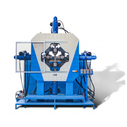 Dynamic servo-hydraulic biaxial testing machine