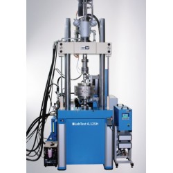 Vertical dynamic axially-torsional testing machines
