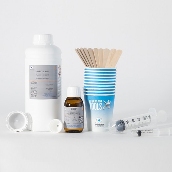 Упаковка смоли MA2: 1 кг смоли + 100 куб.см. каталізатора